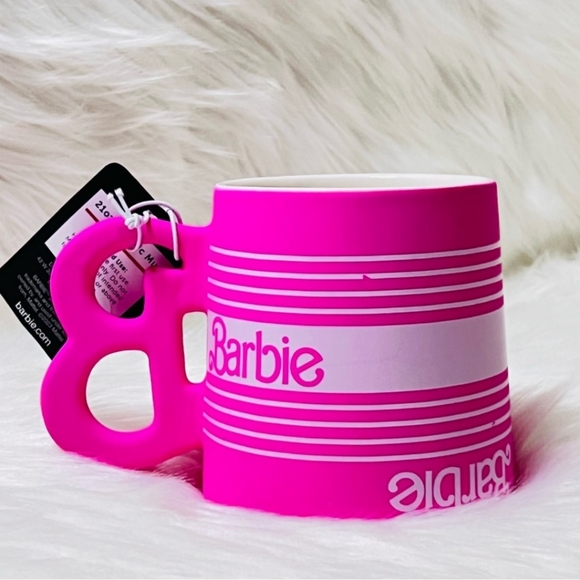 Barbie Classic Hot Pink Oversized Ceramic Mug - Picture 8 of 9